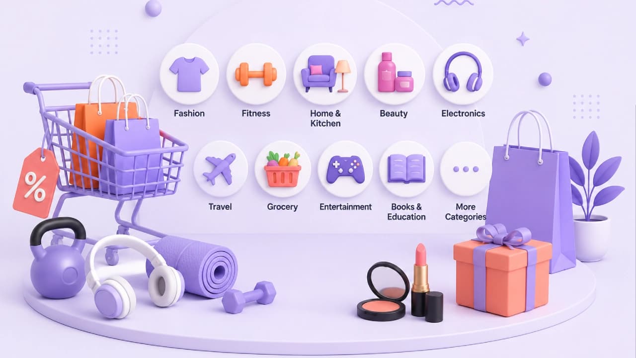 Browse all product categories on CouponScrew