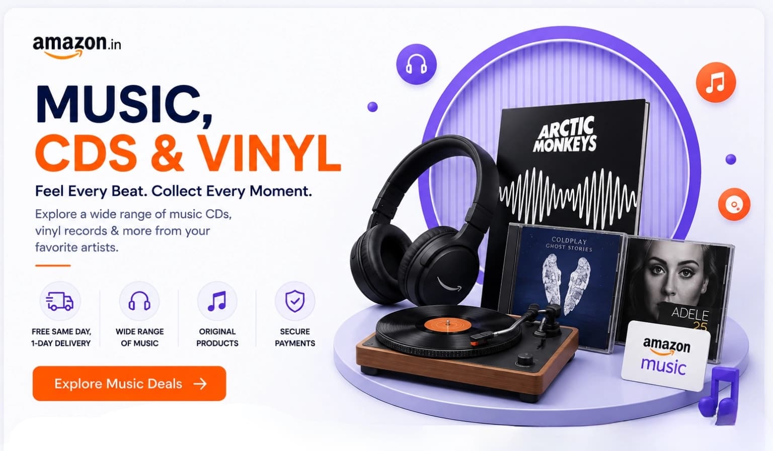Music, CDs & Vinyl